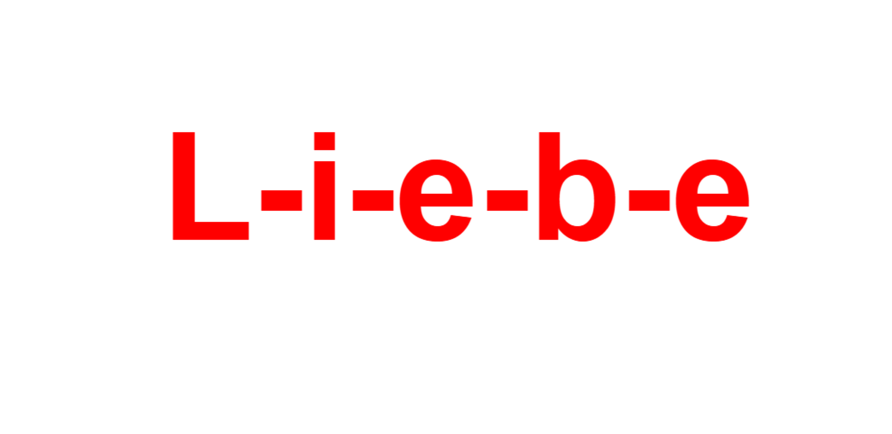 Hegel revisited: Die Dialektik der Liebe