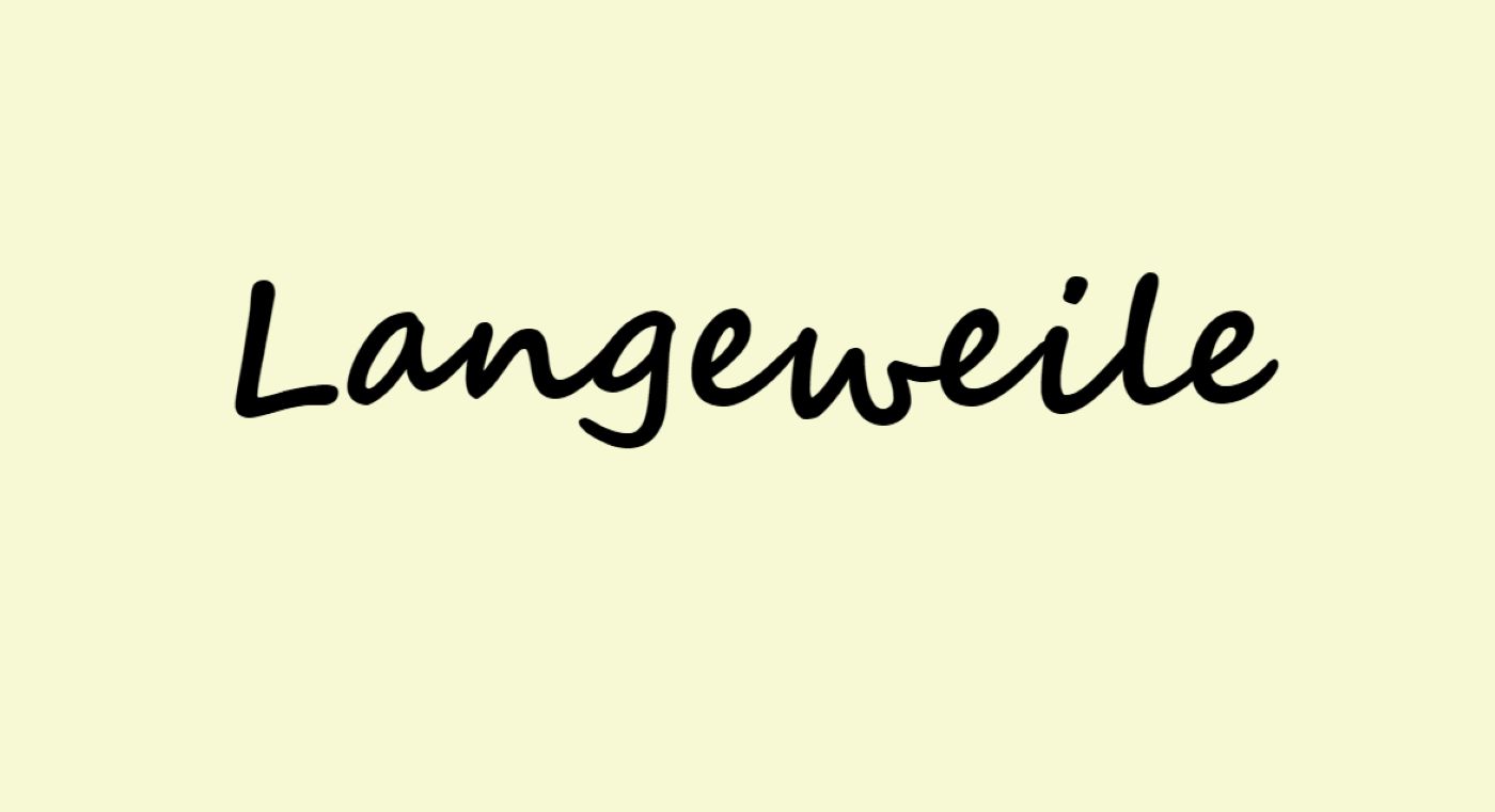 Nietzsche und das Lob der Langeweile